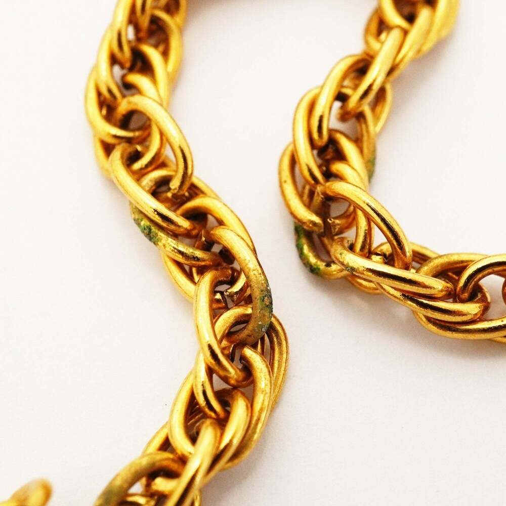 CHANEL Gold Logo Necklace - Picture 7 of 7